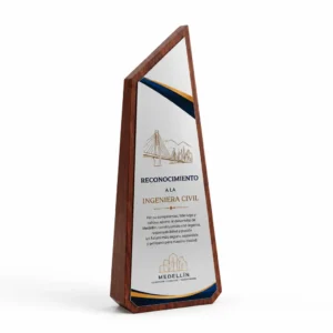 Placa 20mm Forma Obelisco
