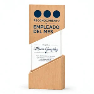 Placa De Madera Vidrio