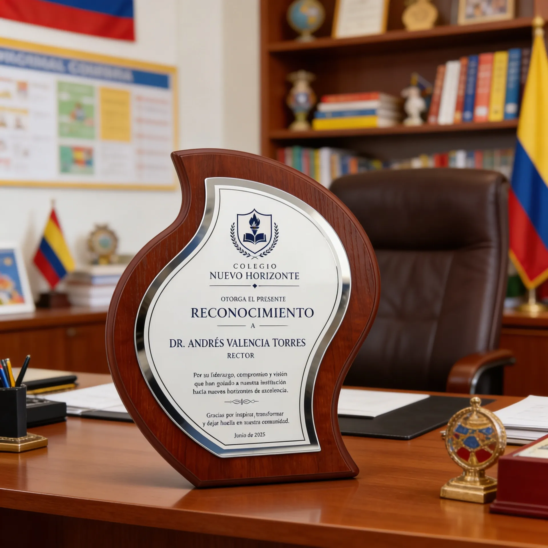 placa-elegante-para-conmemoraciones-academicas-empresariales-y-personales