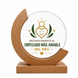 Placa Reconocimiento Redonda 15cm