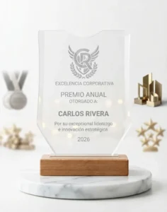 Placas De Reconocimiento Emblema
