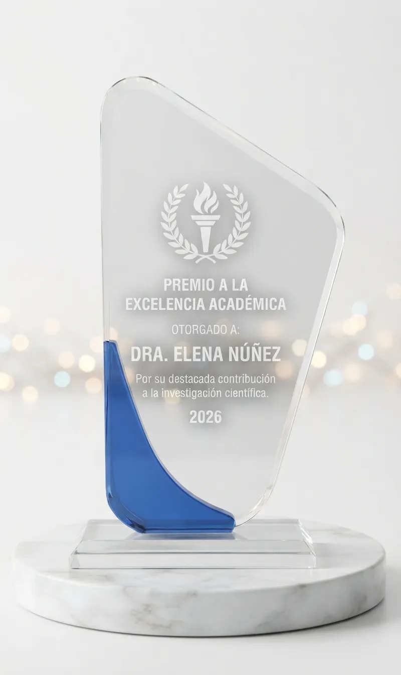 placas-de-reconocimiento-prisma-en-vidrio-cristal-blanco-con-accesorio-azul-y-base-en-vidrio