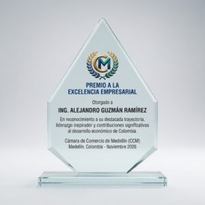 Placas de Reconocimiento Punta Diamante