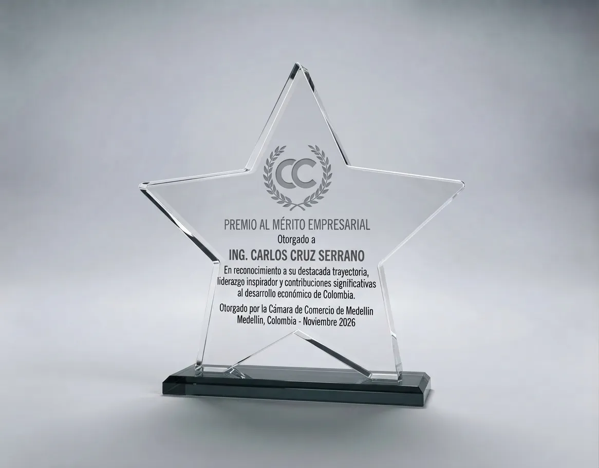 placas-reconocimiento-5-puntas-en-vidrio-cristal-con-base-negra